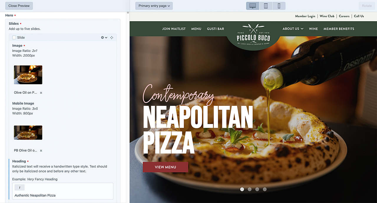 Piccolo Buco by Cooper's Hawk Clearfire